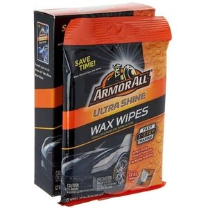 Armor All Ultra Shine Car Wash and Wax XL Size Wipes‎